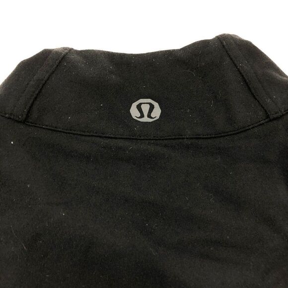 LULULEMON L Sweatshirt Full Zip Solid Black - Picture 8 of 8